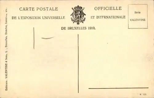 Ak Bruxelles Brüssel, Exposition 1910, Grand Palais