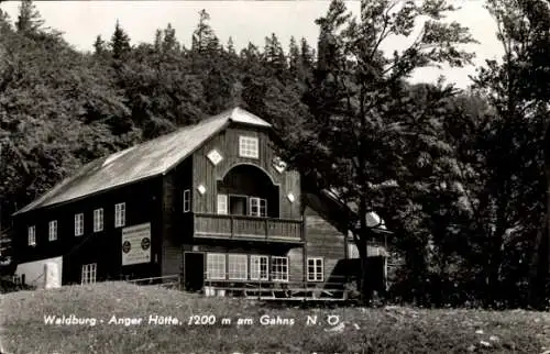 Ak Waldburg Niederösterreich, Bodenwiese, Gahns, Waldburganger Hütte