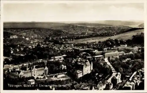 Ak Tübingen am Neckar, Universitätsviertel, Panorama