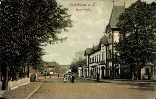 Ak Geesthacht an der Elbe, Marktplatz