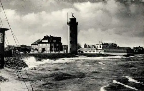 Ak Nordseebad Cuxhaven, Leuchtturm