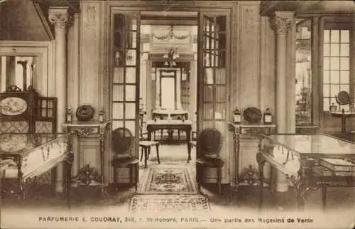 Ak Paris VIII Élysée, Parfumerie E. Coudray
