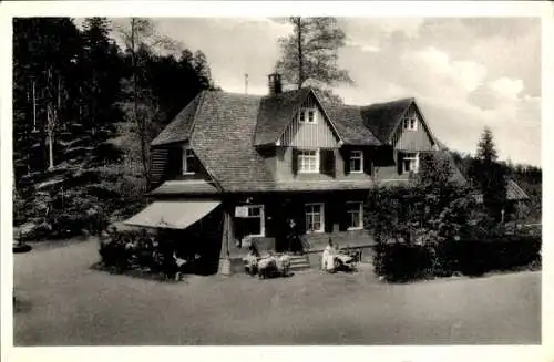 Ak Gernsbach im Murgtal Schwarzwald, Gasthaus zur Nachtigall