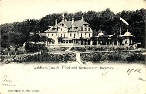 Ak Konstanz am Bodensee, Waldhaus Jackob