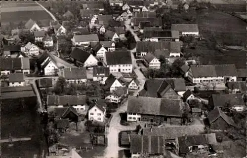 Ak Erlenmoos in Oberschwaben, Luftbild