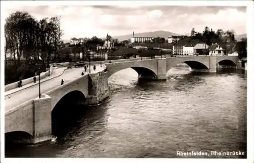 Ak Rheinfelden in Baden, Rheinbrücke