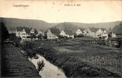 Ak Schelklingen Schwäbische Alb, an der Ach