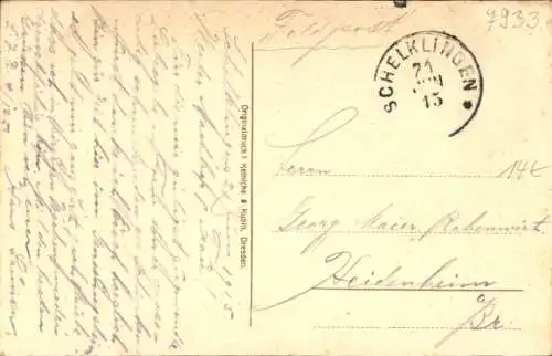 Ak Schelklingen Schwäbische Alb, an der Ach