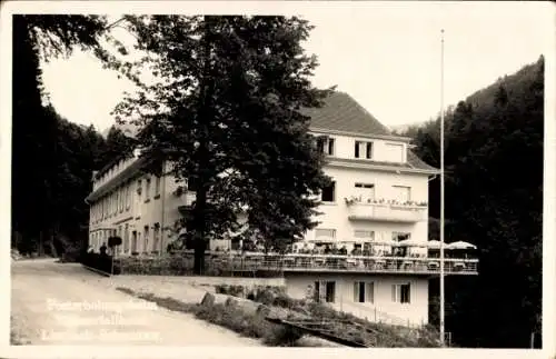 Ak Lierbach Oppenau im Schwarzwald, Posterholungsheim Wasserfallhotel