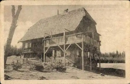 Ak Furtwangen im Schwarzwald, Leitwies, Schwenninger Naturfreundehaus