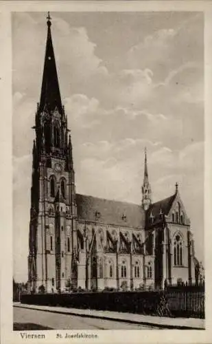 Ak Viersen in Nordrhein Westfalen, St. Josefskirche