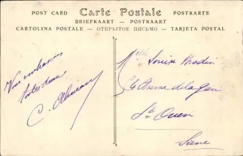 Ak Compiègne Oise, Place de l'Hotel de Ville