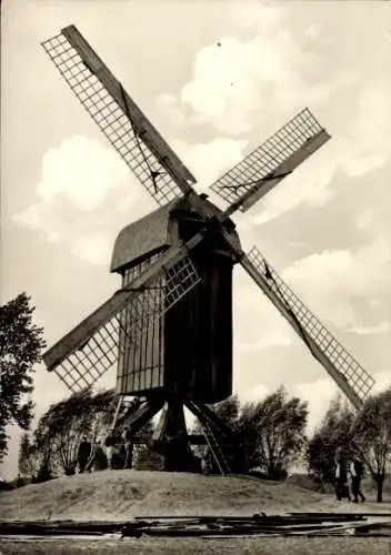 Ak Münster in Westfalen, Die Bockwindmühle