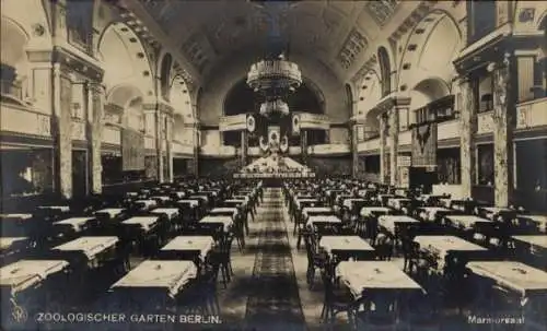 Ak Berlin Tiergarten, Zoologischer Garten, Marmorsaal