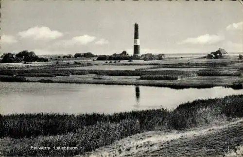 Ak Insel Pellworm Nordfriesland, Leuchtturm