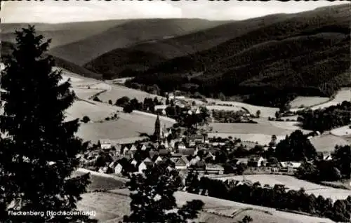 Ak Fleckenberg Schmallenberg im Sauerland, Panorama