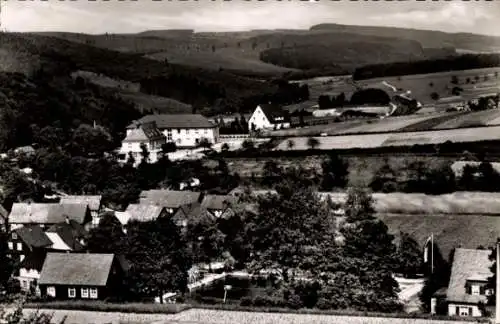 Ak Burbach im Siegerland, Teilansicht, Landhaus-Klinik, Schwimmbad