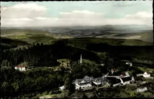 Ak Rödgen Obersdorf Wilnsdorf Nordrhein Westfalen, Teilansicht, Hotel-Café Haus Stangier