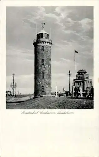 Ak Nordseebad Cuxhaven, Leuchtturm