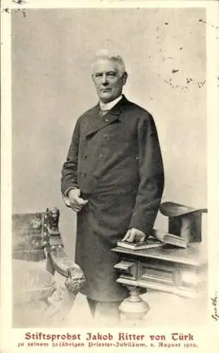 Ak München, Stiftsprobst Jakob Ritter von Türk, zum 50jährigen Priester-Jubiläum 1902