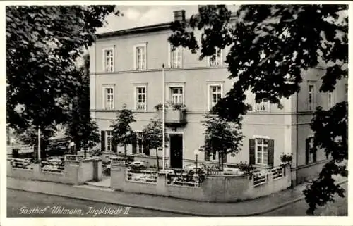 Ak Ingolstadt an der Donau Oberbayern, Gasthof Uhlmann, Münchner Straße 87