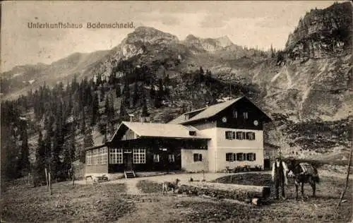Ak Bodenschneid Schliersee in Oberbayern, Unterkunftshaus