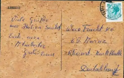 Material Ak Stadt, Straßenpartie, Liebespaar, Volkstracht, Wohnhäuser