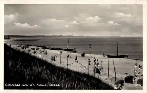 Ak Unieście Ostseebad Nest Pommern, Strand