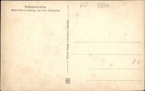 Künstler Ak Ubbelohde, Otto, Kassel, Wilhelmshöhe