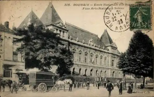 Ak Roubaix Nord, L'Ecole Nationale des Beaux-Arts