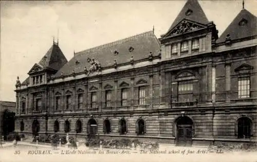 Ak Roubaix Nord, L'Ecole Nationale des Beaux-Arts