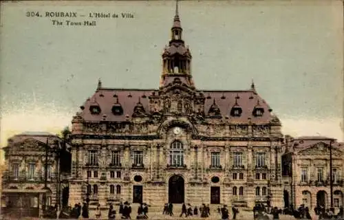 Ak Roubaix Nord, Rathaus
