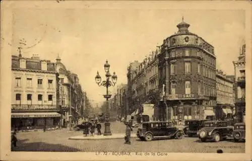 Ak Roubaix Nord, Rue de la Gare