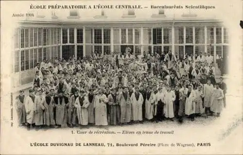 Ak Paris 17. Jahrhundert, Boulevard Pereire, Schule Duvignau de Lanneau