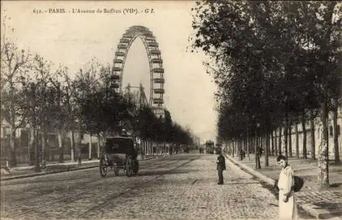 Ak Paris VIIe, Avenue de Suffren