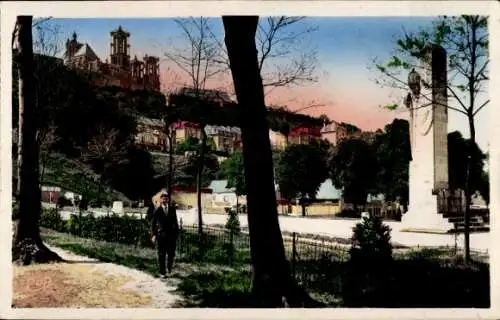 Ak Laon Aisne, Kathedrale, Monument