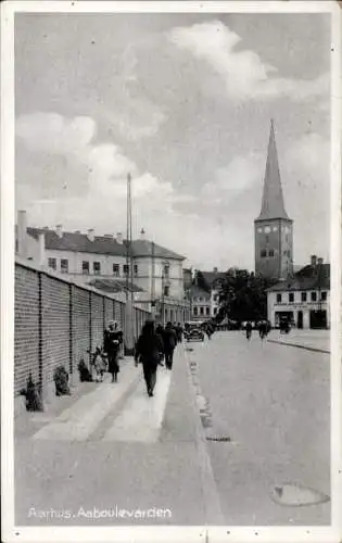 Ak Århus Aarhus Dänemark, Aaboulevarden, Turm