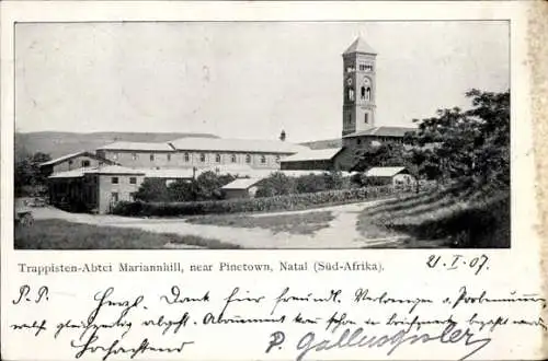 Ak Natal Südafrika, Trappisten Abtei Mariannhill