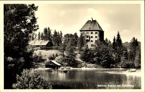 Ak Fuschl am See in Salzburg, Schloss am Fuschlsee