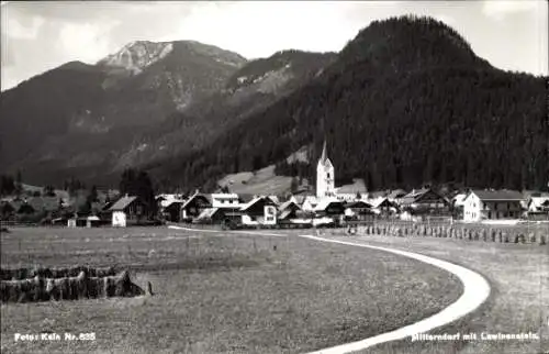Ak Bad Mitterndorf Steiermark, Panorama mit Lawinenstein
