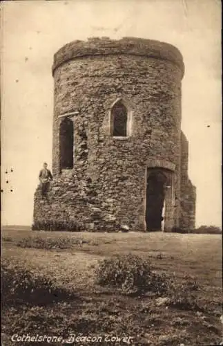 Ak Cothelstone Somerset England, Beacon Tower