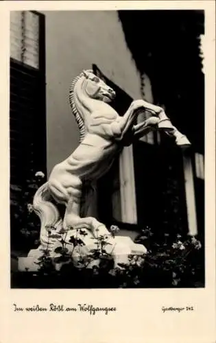 Ak St. Wolfgang am Wolfgangsee Oberösterreich, Hotel weißes Rößl