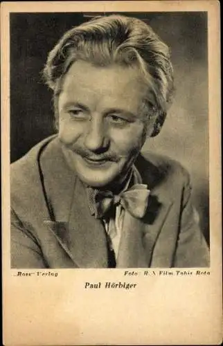 Ak Schauspieler Paul Hörbiger, Portrait, Ross Verlag