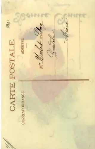 Zelluloid Ak Glückwunsch Neujahr, Blumen in der Blumenvase