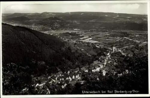 Ak Unterwirbach Saalfelder Höhe Saalfeld an der Saale Thüringen, Panorama