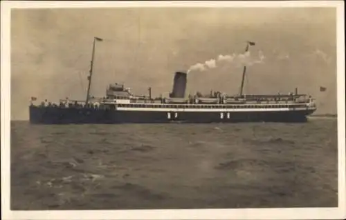 Foto Ak Turbinen-Schnelldampfer Kaiser, HAPAG Seebäderdienst