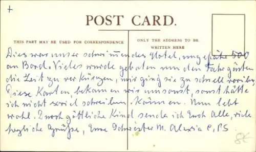 Ak Passagierschiff MV Durban Castle, Union Castle Line UC