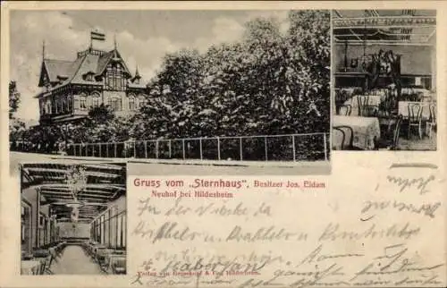 Ak Neuhof Hildesheim in Niedersachsen, Gasthof Sternhaus, Bes. Jos. Eidam