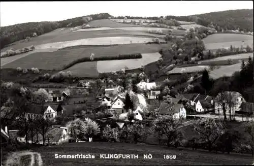 Ak Wiener Neustadt in Niederösterreich, Klingfurth, Gesamtansicht