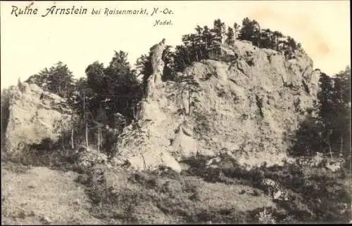 Ak Maria Raisenmarkt Alland Niederösterreich, Ruine Arnstein